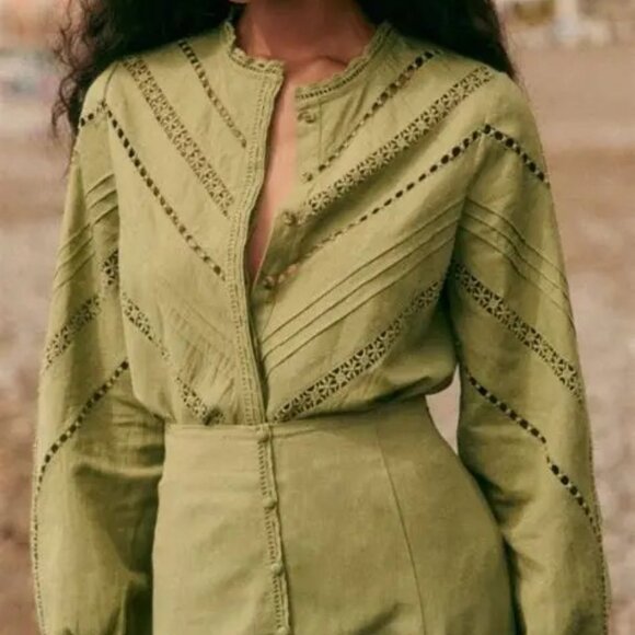 Sezane Athénaïs Blouse - Picture 2 of 9